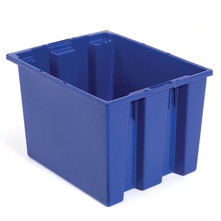 Stack And Nest Tote Box - 19-1/2x15-1/2x13 - Blue